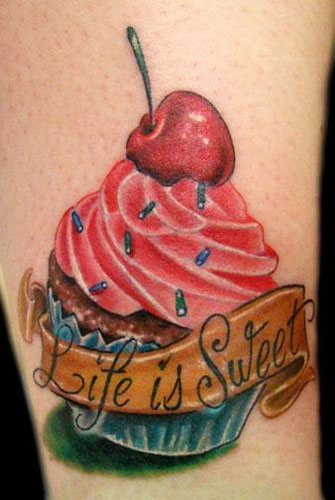 Mark Blanchard - cupcake tattoo